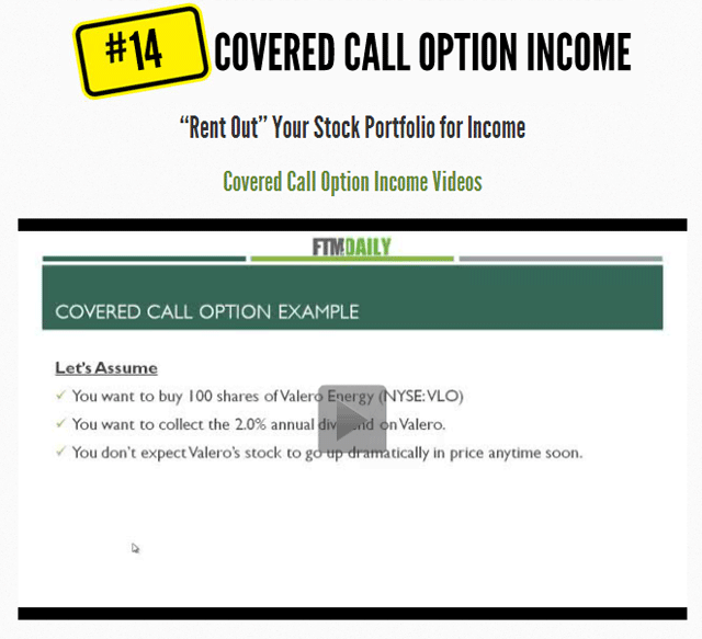 reporting call option to irs covered